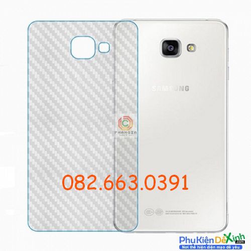 Miếng dán mặt lưng skin carbon Samsung Galaxy A5 2015/ A5 2016/ A5 2017/ A5 2018