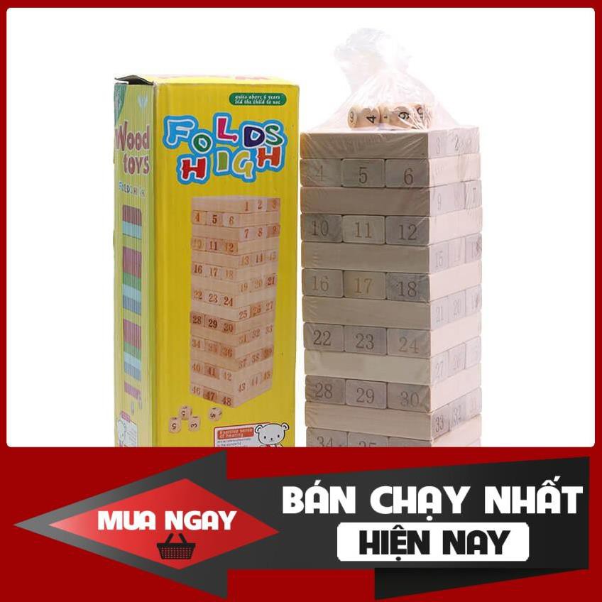 Rút gỗ số - Jenga cỡ lớn cao cấp