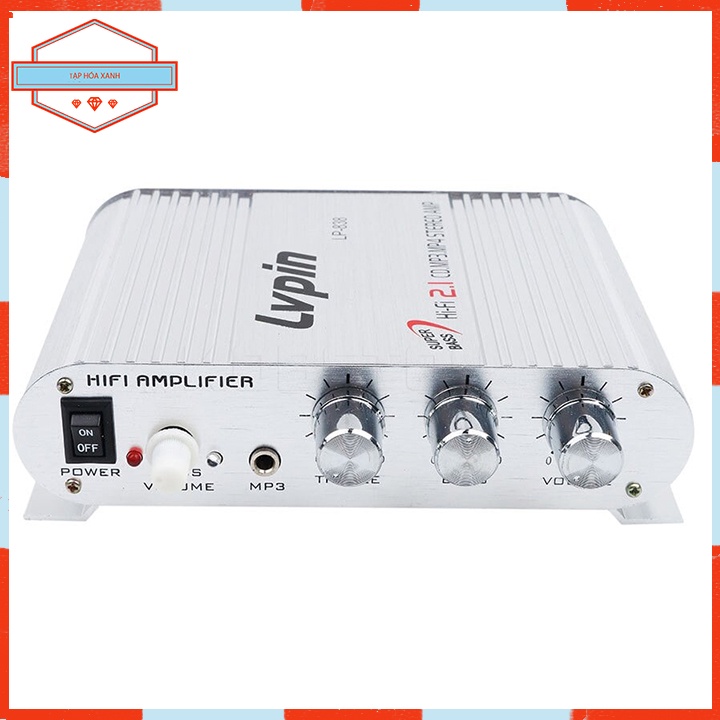 [Mã ELHACE giảm 4% đơn 300K] Sound Card Chính Hãng Bộ Khuếch Đại Âm Thanh Lvpin-838 2.1CH Cao Cấp Tạp Hóa Xanh