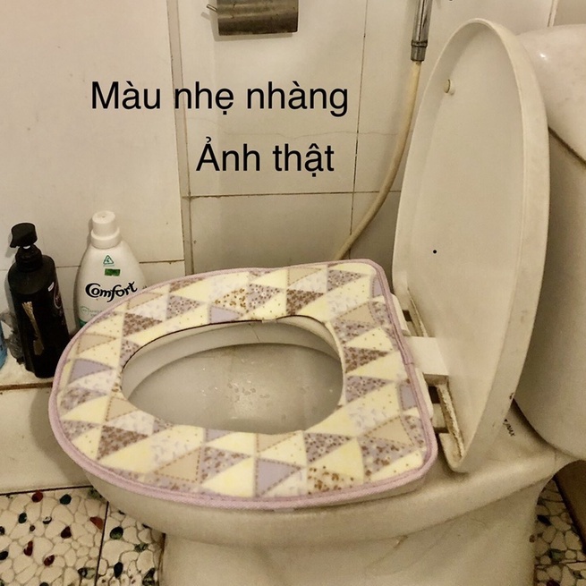 MIẾNG NỈ LÓT BỒN CẦU ẤM MÔNG MÙA ĐÔNG VÀ PHỤ KIỆN BỒN CẦU GIÁ RẺ