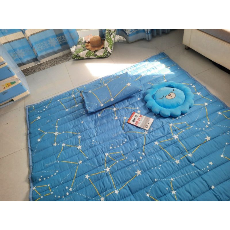 Nệm cuộn cotton trải sàn , trải nệm, topper nệm