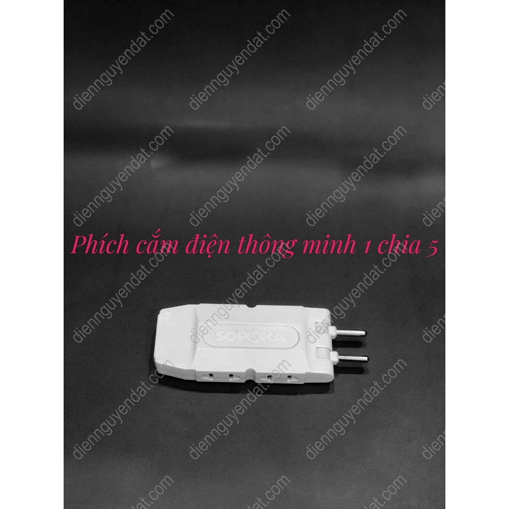Phích cắm điện thông minh chia 3, chia 4, chia 5 SOPOKA