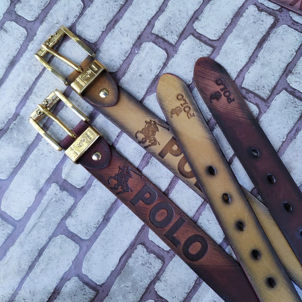 Thắt Lưng Nam Da Bò Sáp Hiệu- Da Thật Nguyên Tấm Đốt Không Cháy - Khóa Đồng và Đầu Hợp Kim Nguyên Khối