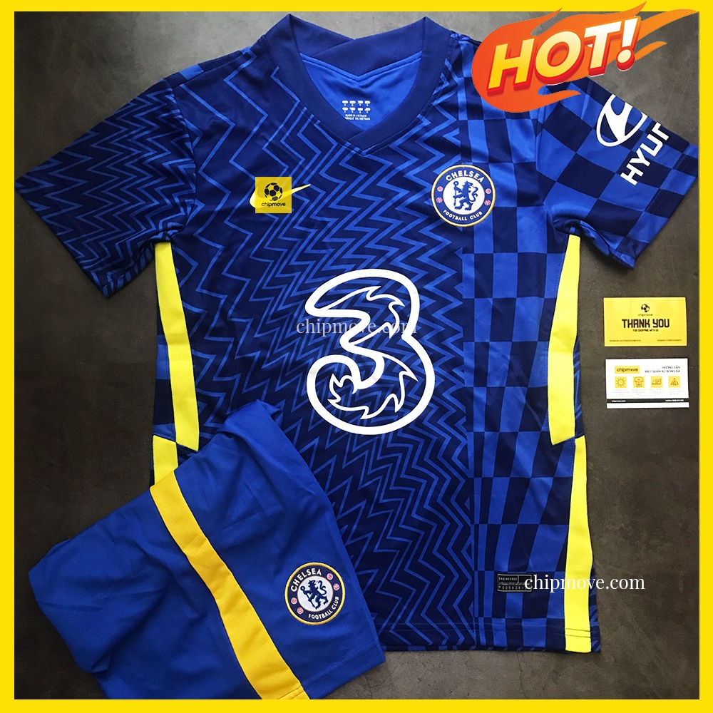 Áo bóng đá Chelsea sân nhà mùa giải mới 2021/22 xanh sân nhà thái cao cấp