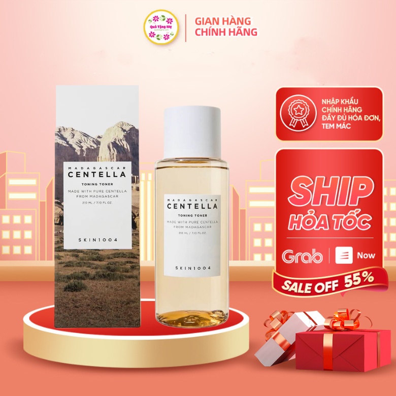 Nước hoa hồng Skin1004 Madagascar Centella Toning Toner 210ml QTM