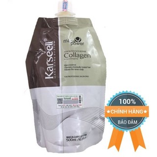 [Chính Hãng + Free Ship] Kem Hấp - Ủ- Xả Phục Hồi Tóc Collagen Karseell Maca Dạng Túi 500 Ml