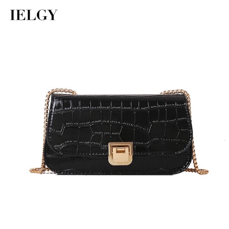 Túi Đeo Vai Họa Tiết Đá Phối Dây Xích Thời Trang Cho Nữ