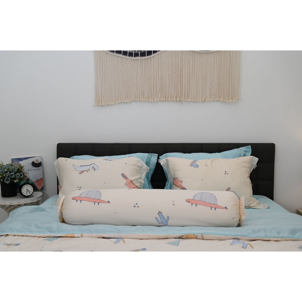 Bộ 5 món drap, áo gối NIN Tencel 800 - Màu vàng Footer (không kèm mền)