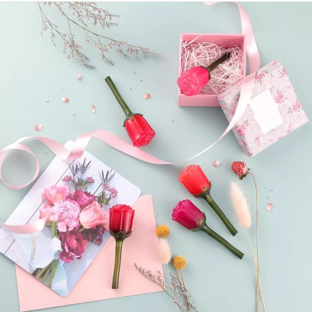 Son kem lì Hoa Hồng Labiotte Flomance Lip Color Shine | BigBuy360 - bigbuy360.vn