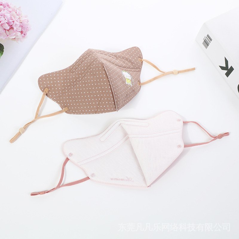 Khẩu Trang cotton Chấm Bi Chống Bụi Và Thân Thiện Với Da Có Thể Tái Sử Dụng