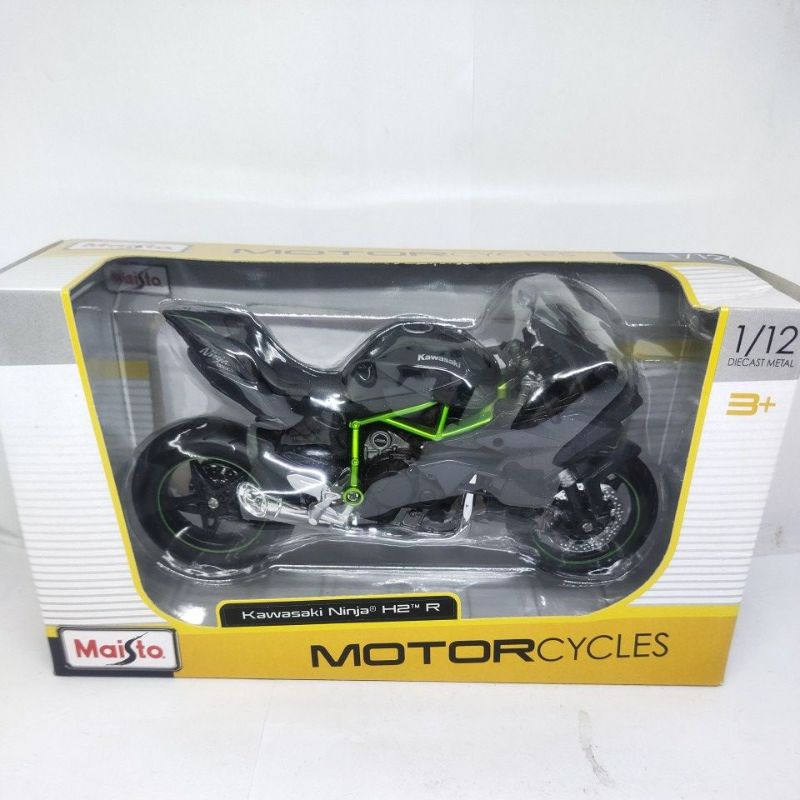 Mô Hình Xe Mô Tô Kawasaki ninja h2R Tỉ Lệ 1:12