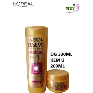 COMBO L'OREAL DẦU GỘI 330ML +KEM Ủ TÓC 200ML