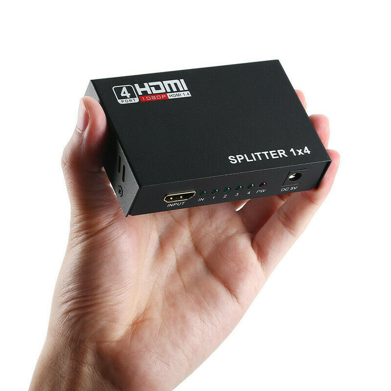 Bộ Chia 4 Cổng Hdmi 1x4 Full Hd Hdmi V1.4 3d 1080p 1 In 4 | BigBuy360 - bigbuy360.vn