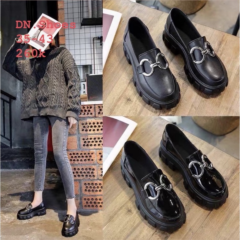 Giầy Bigsize/ Giầy lolita đế bánh mỳ cao 5cm