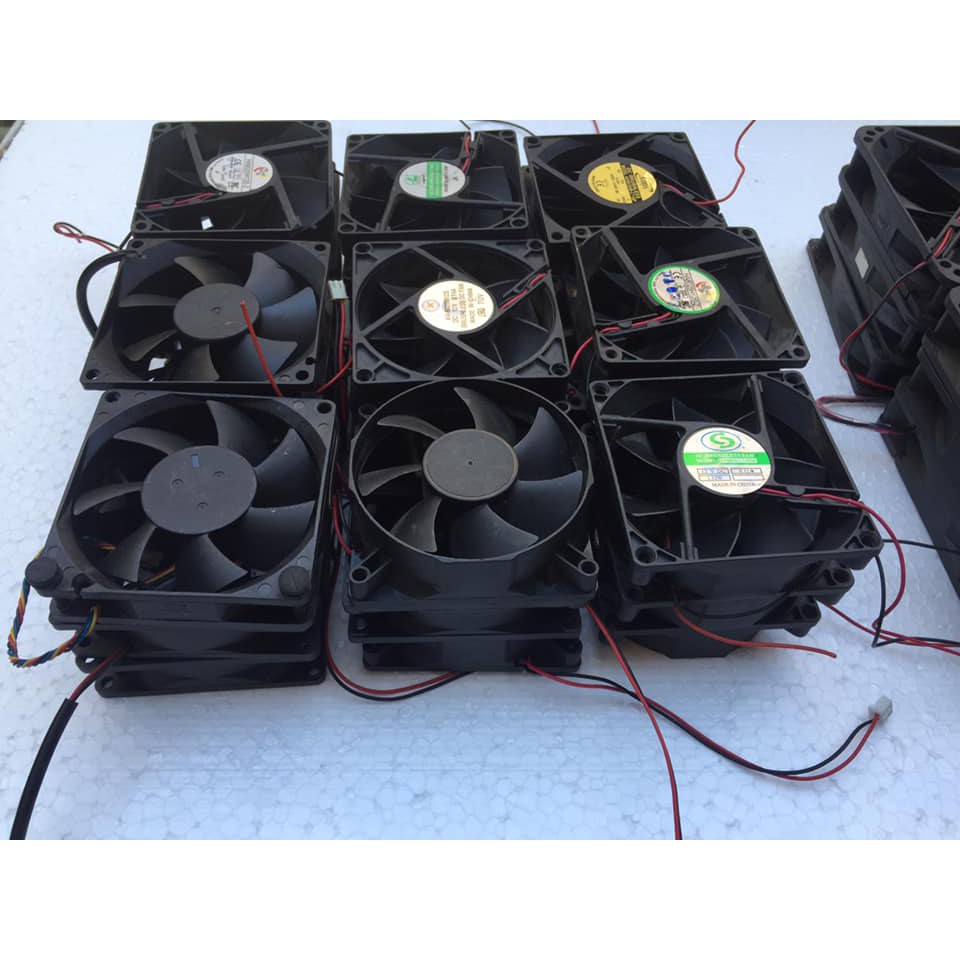 Fan Quạt Tản nhiệt Máy tính 8x8x2Cm 1 Mặt Vuông