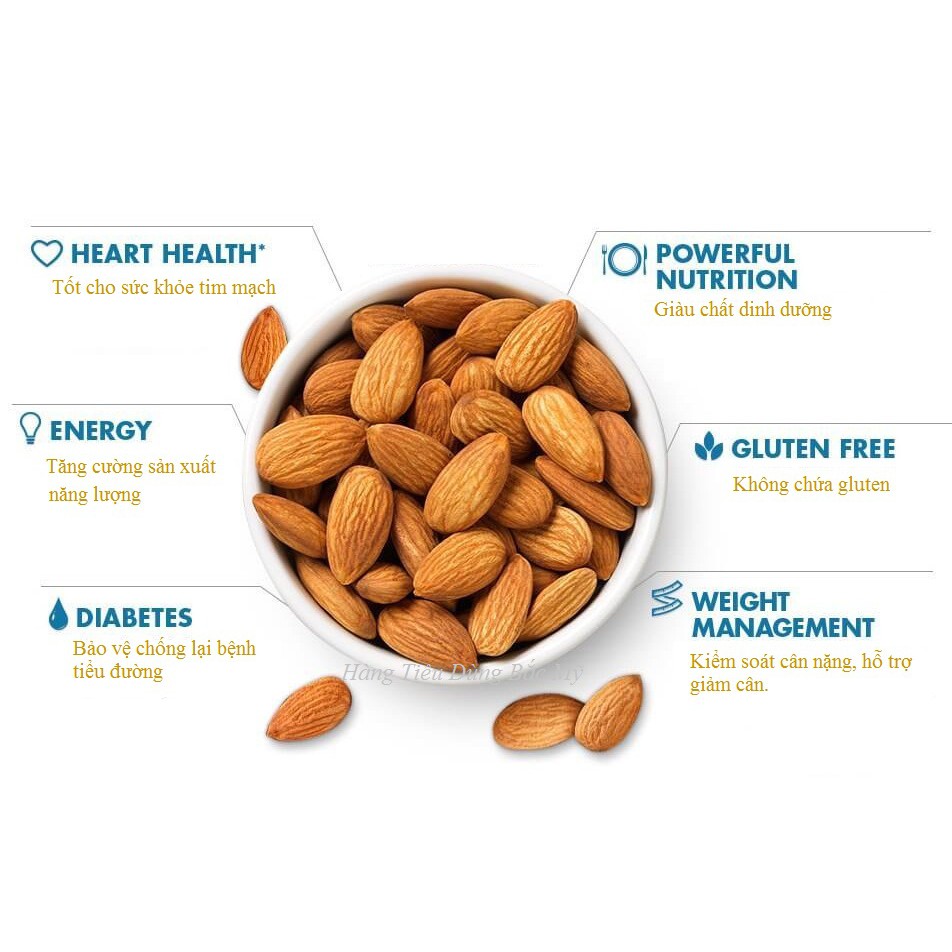 Nhân Hạnh Nhân Tách Vỏ Sấy Chín 500 gram | BigBuy360 - bigbuy360.vn