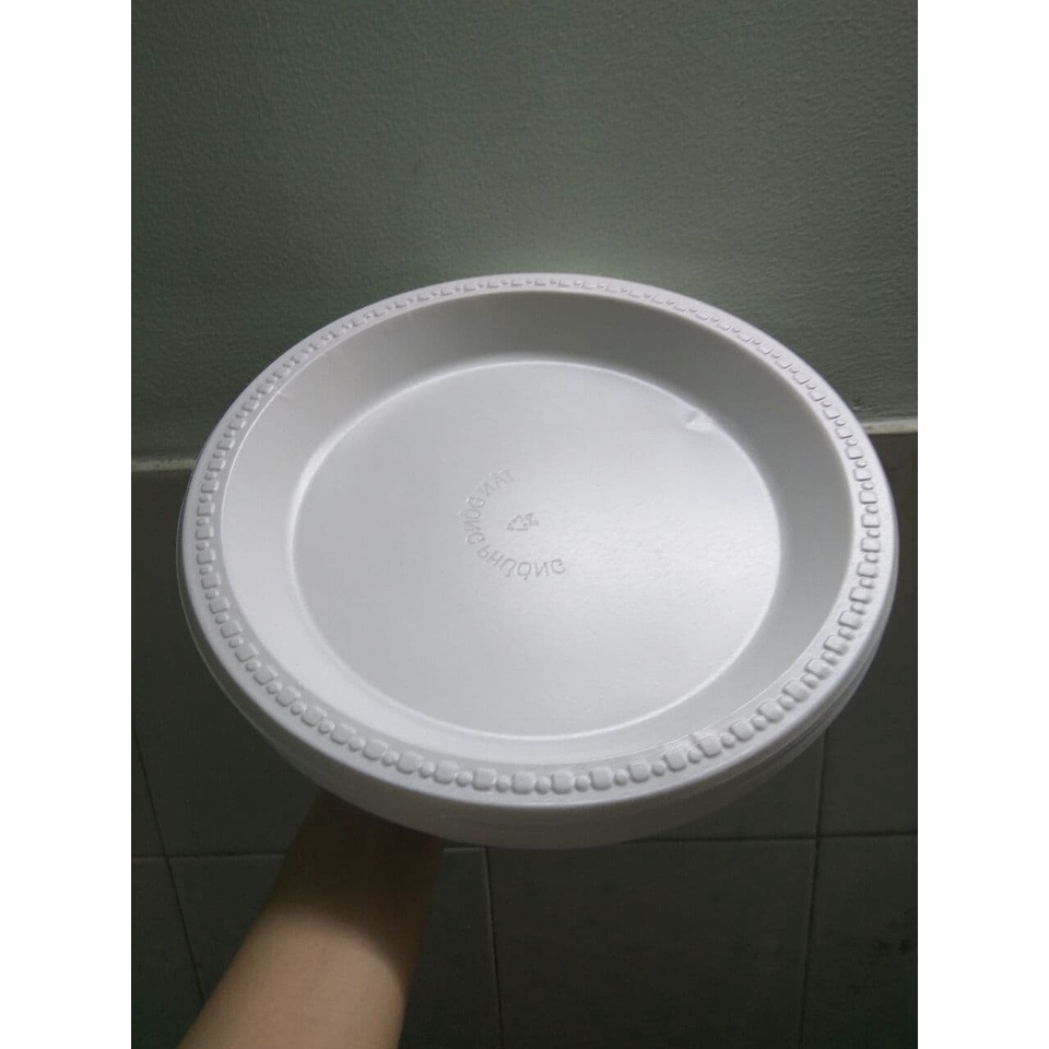 [Dĩa 26cm] Dĩa nhựa dùng 1 lần 26cm đựng trái cây, thức ăn