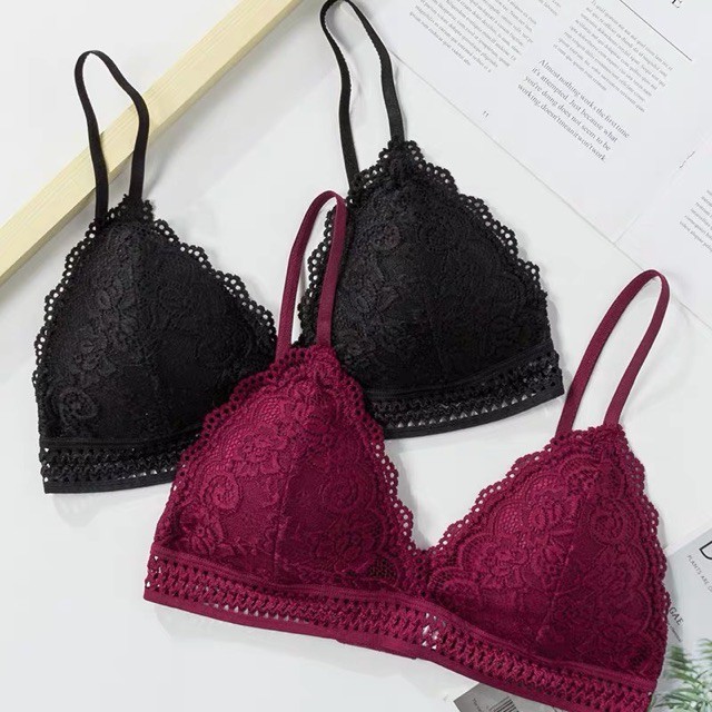 ♥️ SHOP UY TÍN ♥️ Áo lót nữ. áo bra ren . bralette cài sau size to bđ34