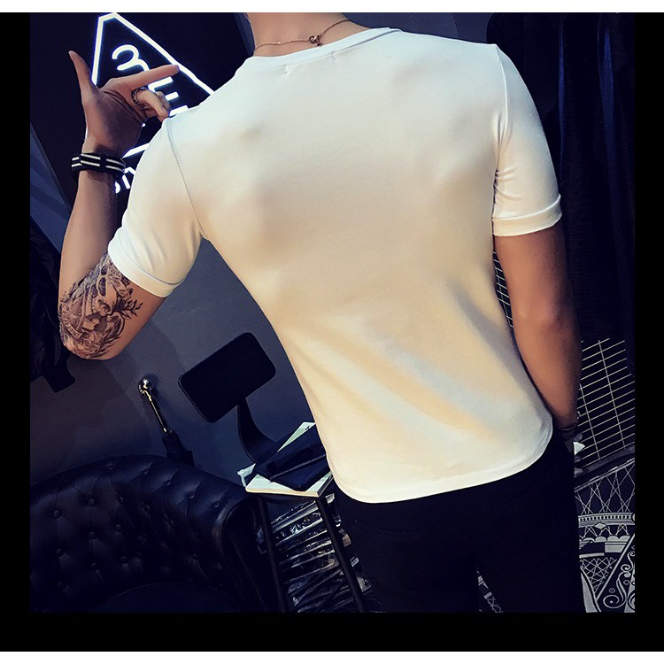 Áo Thun Nam Cổ Tròn 🚀FREESHIP🚀 Áo Phông Nam Tay Ngắn Cổ Tròn Cao Cấp In Hình Hươu . Mã NA530 | BigBuy360 - bigbuy360.vn