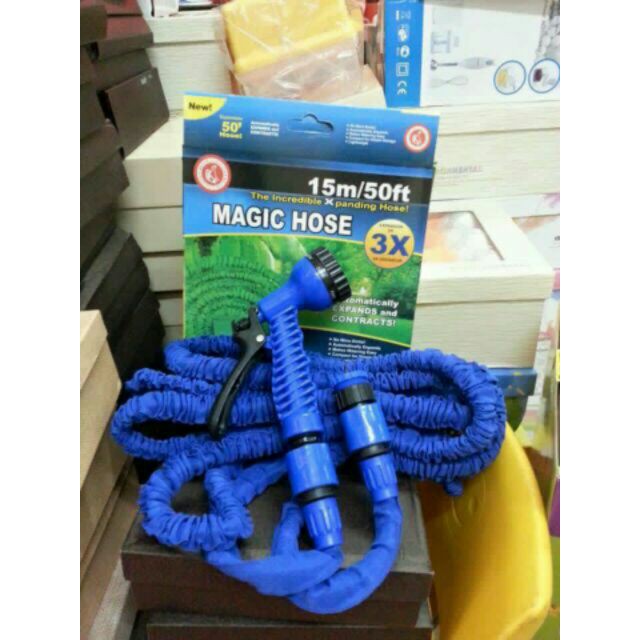 [ SALE TƯNG BỪNG]  Vòi xịt Magic Hose giãn nở 15m.