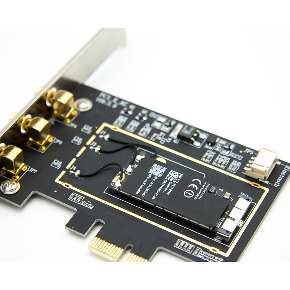1pc WIFI Bluetooth 4.0 PCI-Ex1 adapter card  for mac os Hackintosh BCM943602CS BCM94360cs2
