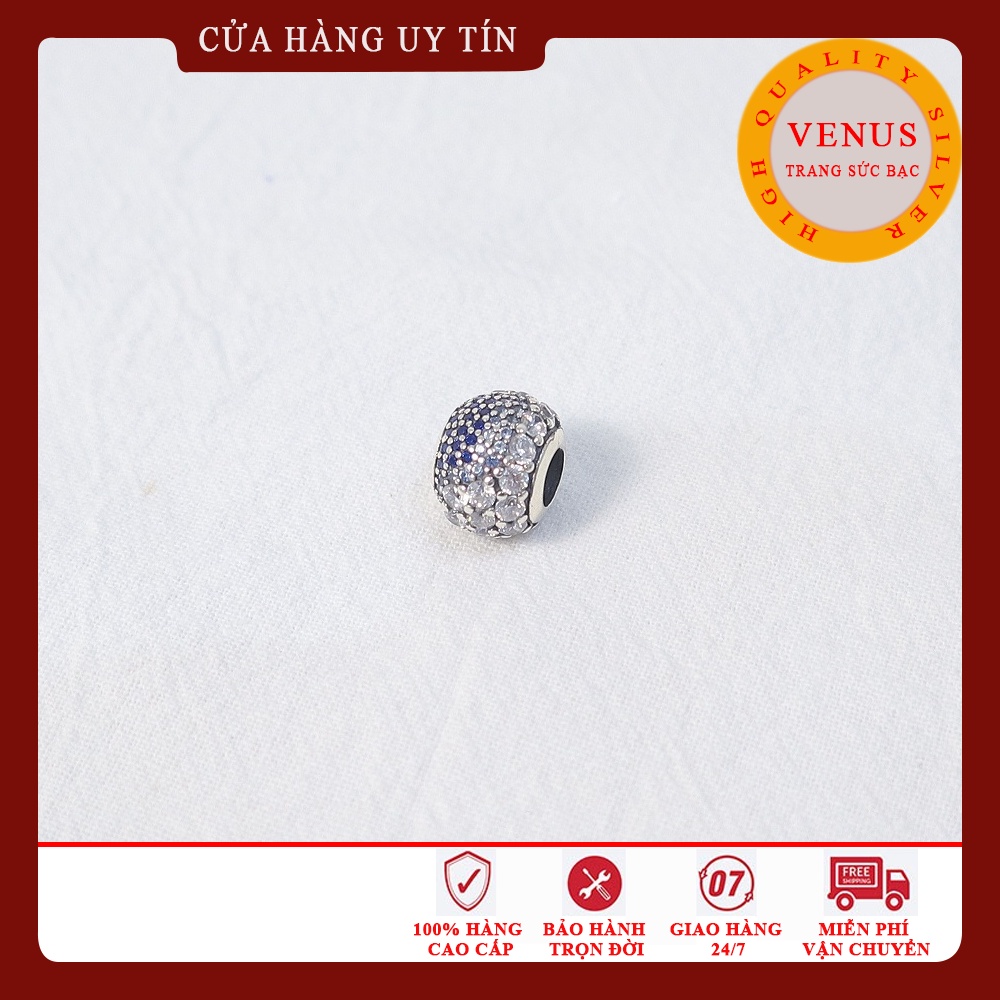 [Hàng cao cấp] Bộ sưu tập charm màu xanh nhạt- Trang sức bạc Venus