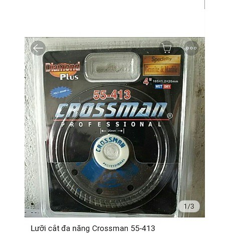 lưỡi cắt gạch đá crossman 100mm