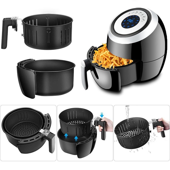 Nồi Chiên Không Dầu Chính Hãng AIR FRYER - BẢO HÀNH TOÀN QUỐC [BẢO HÀNH 06 THÁNG]