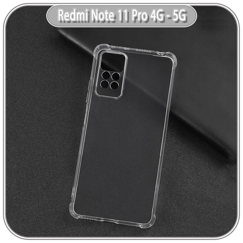 Ốp lưng cho Xiaomi Redmi Note 11 Pro 4G - 5G - Note 12 pro 4G bản quốc tế TPU Trong Suốt Che Camera