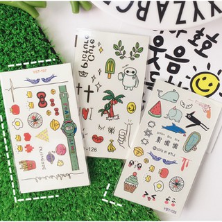 Combo 10 Hình xăm mini cá tính DIY phong cách
