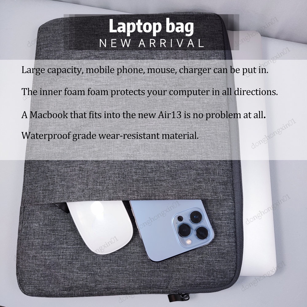 Túi Vải Denim Đựng Macbook Air m2 12 13.3 14 15