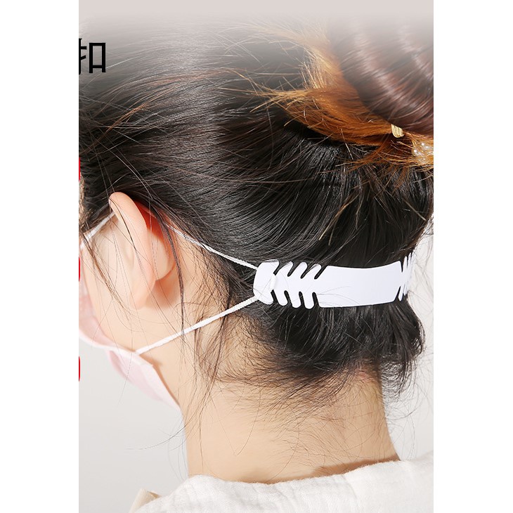 Gói 10 Miếng Nhựa Cài Quai Khẩu Trang Chống Rơi Rớt - HÀNG MỚI VỀ