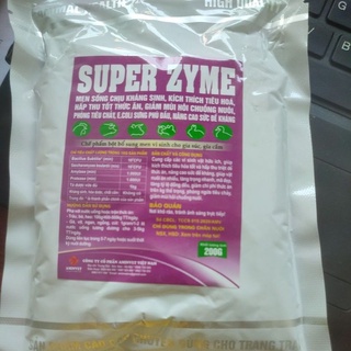 Men tiêu hoá super zym chịu kháng sinh (200g)
