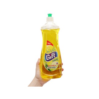 Nước rửa chén Gift 800g hương Chanh