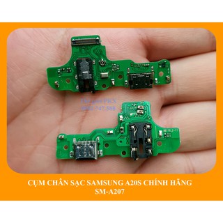 Cụm chân sạc Samsung A20S 2019 chính hãng A207 | Cụm đuôi sạc, tai nghe, Micro Samsung A20S