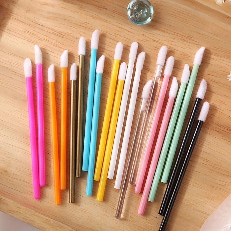 Set 50 Cọ Tô Son Môi/Mascara Dùng Một Lần Tiện Dụng Cho Nữ