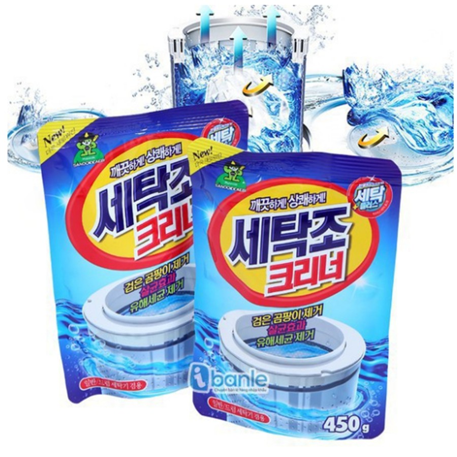 Bột Tẩy Lồng Máy Giặt (450g Korea)