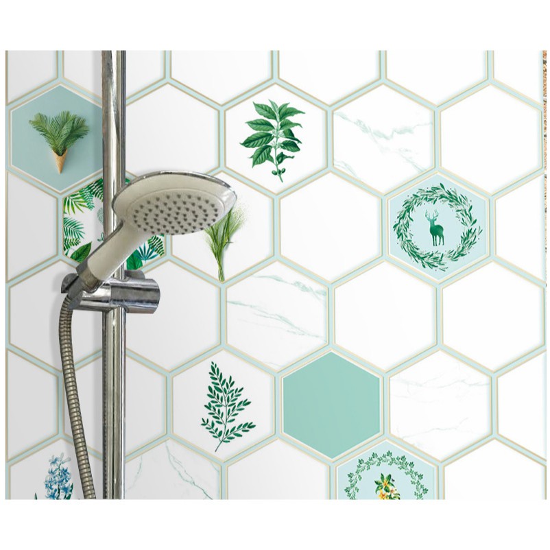 Decal dán bếp tráng nhôm cách nhiệt Ô BẮC ÂU khổ 60cm keo sẵn bóc dán (giá 1m dài)