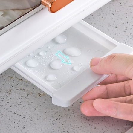 Kệ úp chén đĩa  Làm ráo nước Giá đựng bát Bộ đồ ăn bằng nhựa Hộp đĩa Sấy khô có nắp đậy Hydrogen065