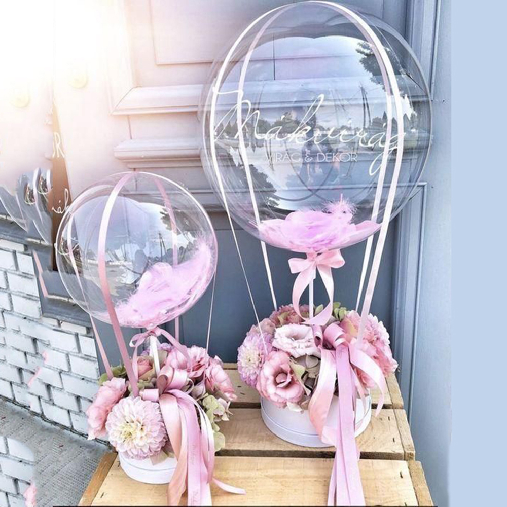 KRNY Christmas Balloon Stand Birthday Decoration Base Tube Sets Column Stands Rack Wedding Favors Baby Shower Party Supplies Romantic Balloon Support