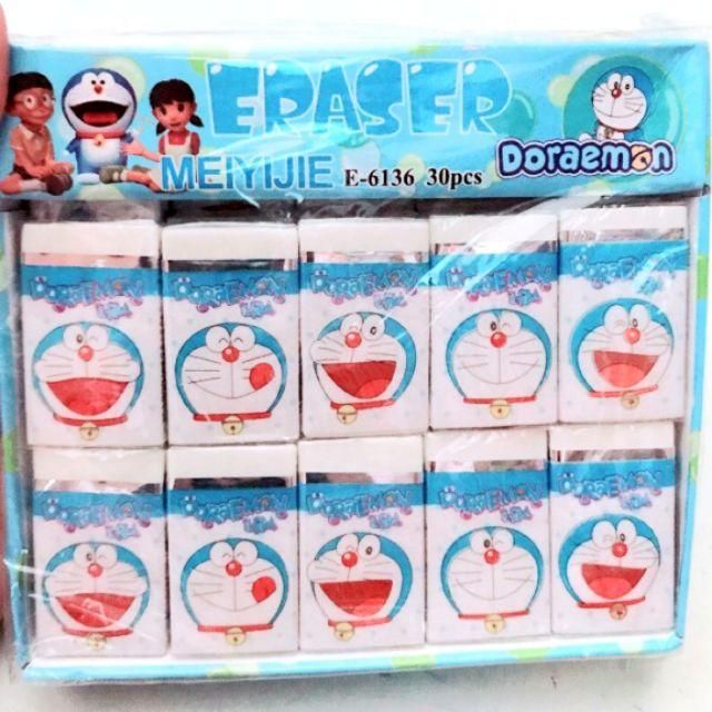 Set 2 gôm tẩy Đoraemon