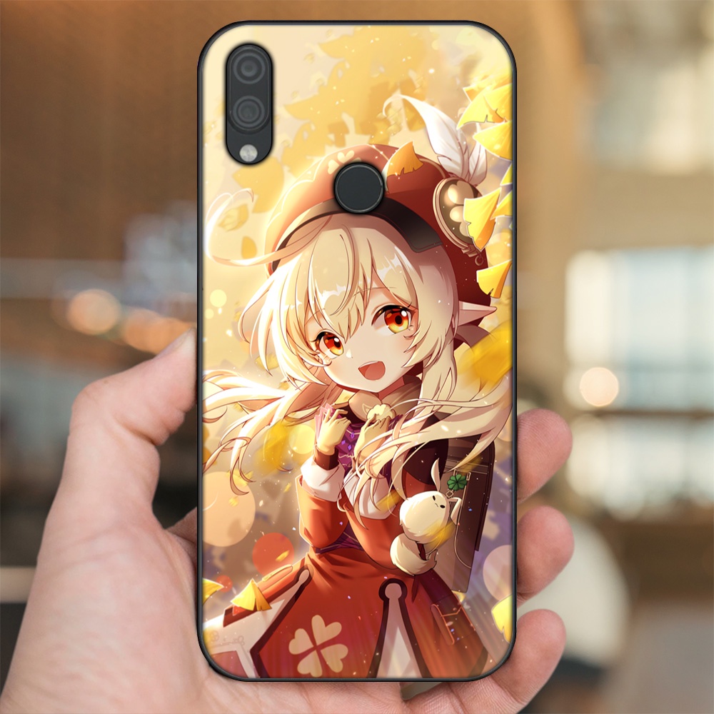 Ốp lưng Xiaomi Redmi Note 7, Note 7 Pro viền đen in hình Klee Genshin Impact