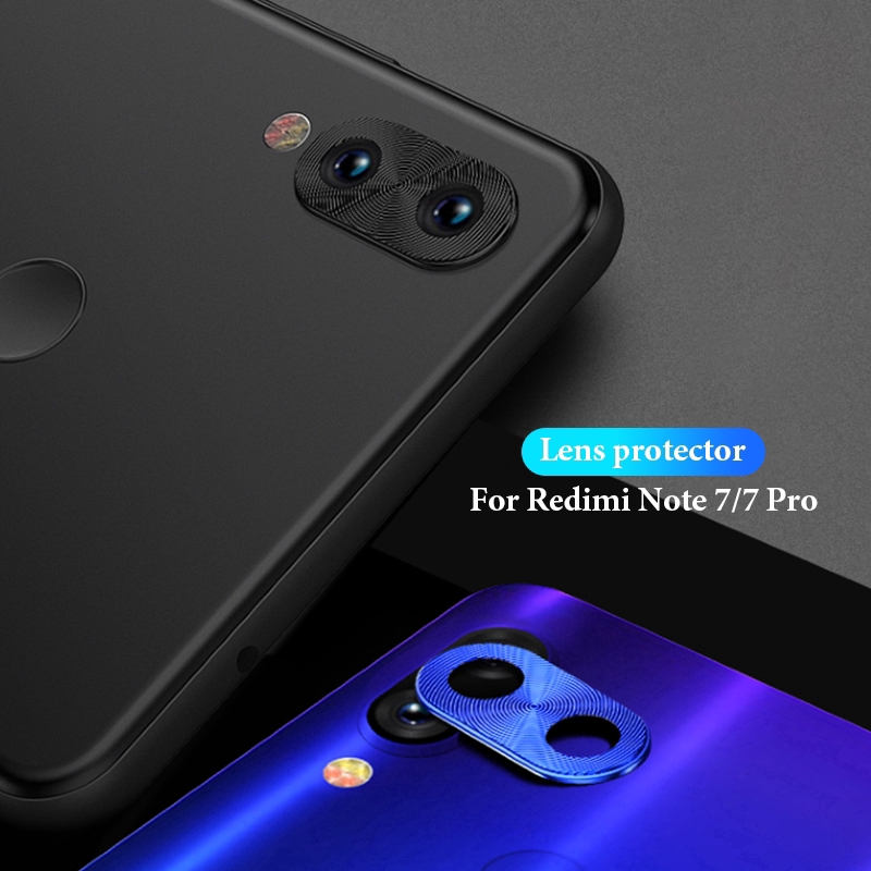 Viền Kim Loại Bảo Vệ Ống Kính Camera Điện Thoại Xiaomi Redmi Note 7 Pro Mi8 Mi9 Se