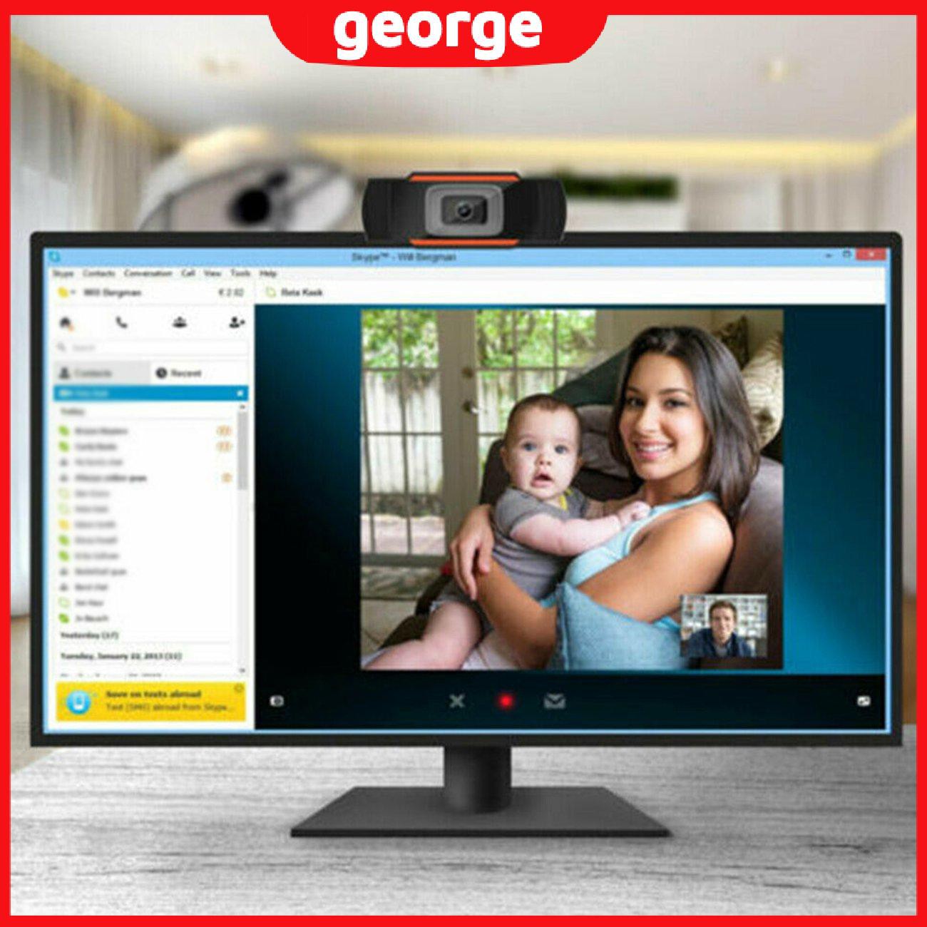 Webcam Usb 2.0 Hd 720 Độ Phân Giải Cao Có Thể Xoay Được | BigBuy360 - bigbuy360.vn