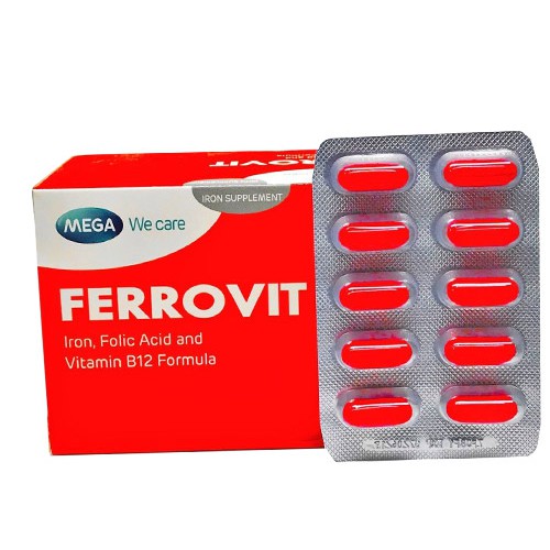 Ferrovit bổ sung chất sắt 50 viên