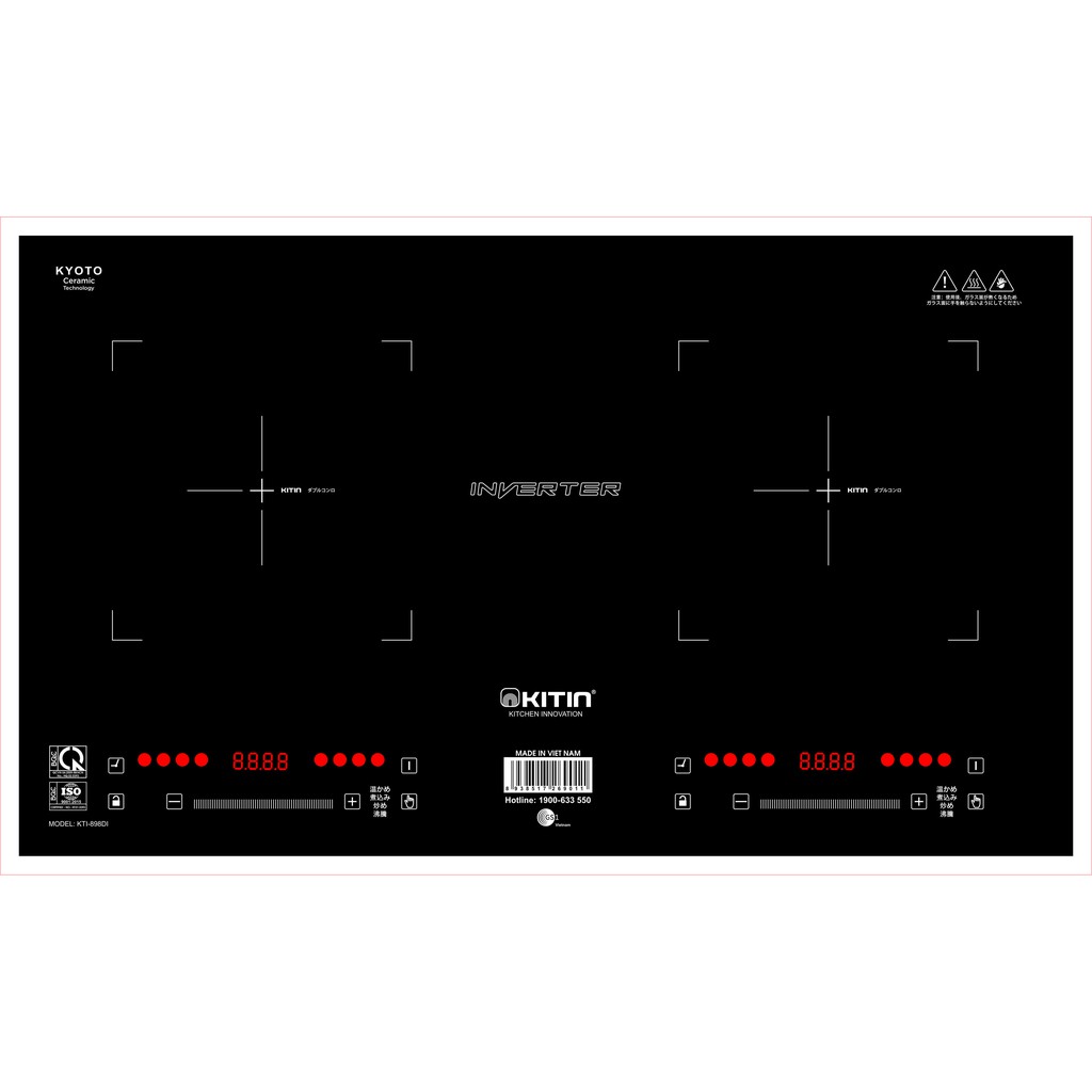 Bếp từ Kitin Model KTI_898DI Sản phẩm cáo cấp khuynh đảo thị trường .Bếp từ Kitin -Người Nhât tin dùng