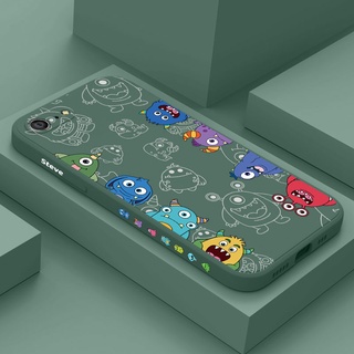 Ốp Điện Thoại Silicon Dẻo Họa Tiết Hoạt Hình Quái Vật Dễ Thương Cho IPhone 8 7 Plus SE 2020 6 6S Plus