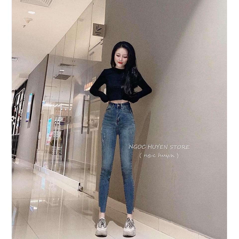Quần jeans xanh có gấu mã 84 ( kèm ảnh thật, video ) | BigBuy360 - bigbuy360.vn