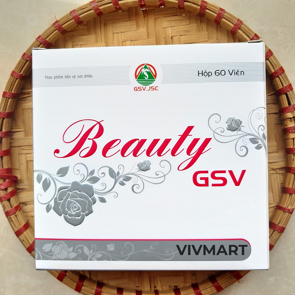✅ BEAUTY GSV - Viên uống bổ sung collagen, vitamin hỗ trợ làm đẹp da, tóc, móng