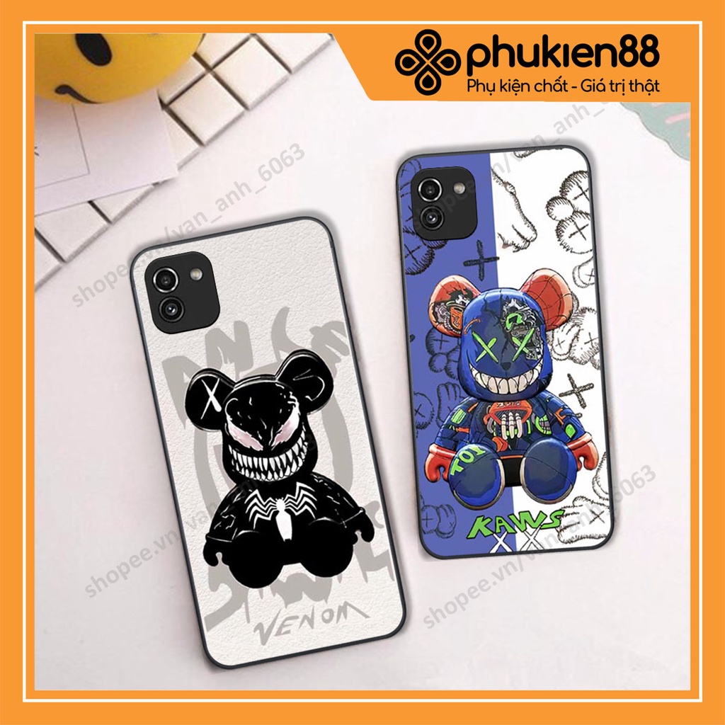 Ốp lưng Samsung A03 hình kaws, bear brick, venom thời trang siêu ngầu